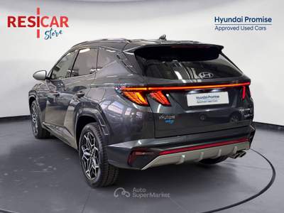 Hyundai Tucson Tucson 1.6 hev nline 2wd auto iva esposta Grigio usata Alessandria