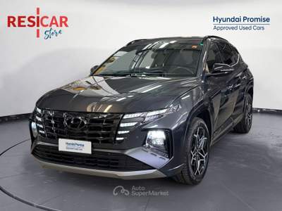 Hyundai Tucson Tucson 1.6 hev nline 2wd auto iva esposta Grigio usata Alessandria