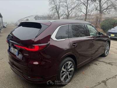 Mazda CX-80  -  3.3 m-hybrid boost takumi plus auto Rosso usata Piacenza