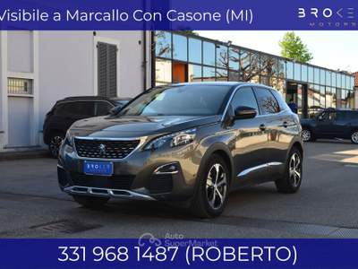 Peugeot 3008 Peugeot 3008 II 2016 3008 1.5 bluehdi GT Line s&s 130cv eat8 Grigio usata Marcallo con Casone
