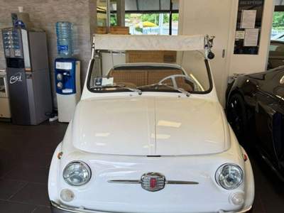 Fiat 500 SPIAGGINA JOLLY 1960 TARGHE NERE ORIGINALI Bianco usata Verona