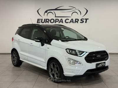 Ford EcoSport 1.0 Ecoboost 100cv ST-Line Bianco usata Caresanablot