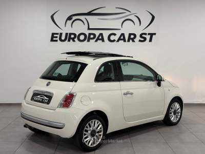 Fiat 500 1.2 69cv tetto apribile  Lounge Bianco usata Caresanablot