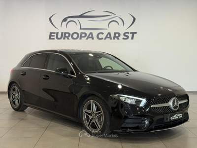 Mercedes-Benz Classe A A 180 d Automatic Premium AMG Line Nero usata Caresanablot