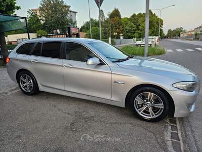 BMW Serie 5 520d 520d 184cv Touring Business*Aut*Navi*Pdc*Euro5* Argento usata Modena