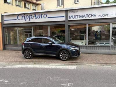 Mazda CX-3 2.0 Exceed Navi AWD 150cv Automatico Blu/Azzurro usata Como
