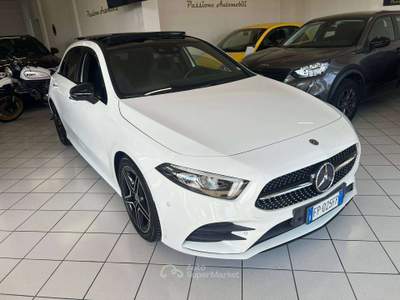 Mercedes-Benz Classe A Classe A - d Premium Auto + TETTO APRIBILE + LED Bianco usata Caravaggio