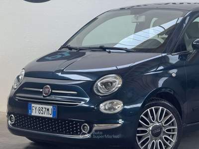 Fiat 500 1.2 Lounge 69cv NEOPATENTATI PRONTA CONSEGNA Blu/Azzurro usata Castenedolo