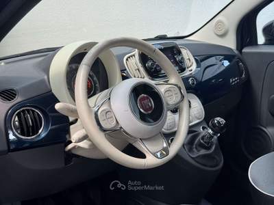 Fiat 500 1.2 Lounge 69cv NEOPATENTATI PRONTA CONSEGNA Blu/Azzurro usata Castenedolo