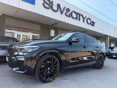 BMW X6 X6 xdrive30d mhev 48V Msport / TETTO PANORAMICO Nero usata Lallio