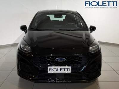 Ford Fiesta 7ª SERIE 1.0 ECOBOOST HYBRID 125 CV 5 PORTE ST-LINE Nero usata Manerbio
