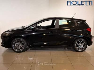 Ford Fiesta 7ª SERIE 1.0 ECOBOOST HYBRID 125 CV 5 PORTE ST-LINE Nero usata Manerbio