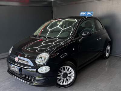 Fiat 500 1.2 GPL Lounge 2018 Nero usata Teverola