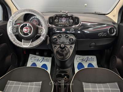 Fiat 500 1.2 GPL Lounge 2018 Nero usata Teverola
