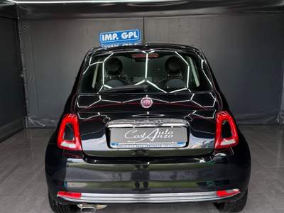 Fiat 500 1.2 GPL Lounge 2018 Nero usata Teverola
