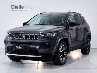 Jeep Compass JEEP COMPASS 1.3 TURBO T4 PHEV LIMITED 4xe AUTO - AUTOCARRO N1 5 POSTI -  Grigio usata Borgaro Torinese