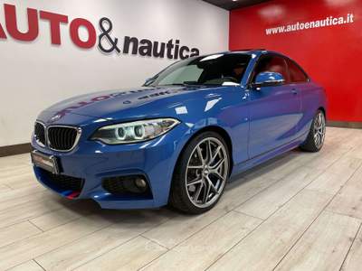 BMW Serie 2 230i 230 I COUPE' M-SPORT AUTO Blu/Azzurro usata Mazzano