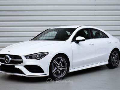 Mercedes-Benz CLA 2021 Mercedes-Benz CLA 180 Pacchetto sportivo AMG LED Navi Bianco usata Torino