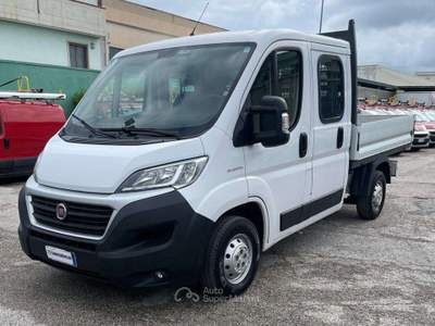 Fiat Ducato 35 MH1 2.0 MJT CASSONE DOPPIA CABINA 7 POSTI - 2018 Bianco usata Corato