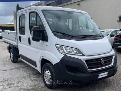 Fiat Ducato 35 MH1 2.0 MJT CASSONE DOPPIA CABINA 7 POSTI - 2018 Bianco usata Corato