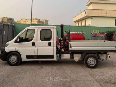 Fiat Ducato MAXI 35 LH1 2.3 MJT CASSONE CON GRU 7 POSTI - 2019 Bianco usata Corato