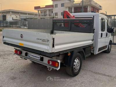 Fiat Ducato MAXI 35 LH1 2.3 MJT CASSONE CON GRU 7 POSTI - 2019 Bianco usata Corato