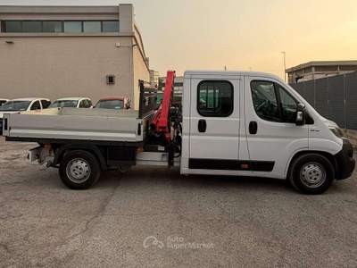 Fiat Ducato MAXI 35 LH1 2.3 MJT CASSONE CON GRU 7 POSTI - 2019 Bianco usata Corato