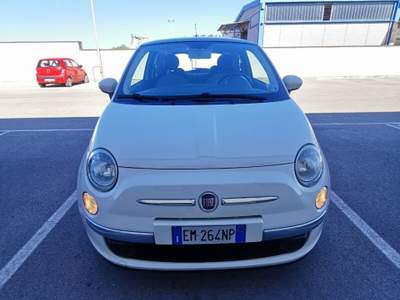 Fiat 500 1.2 Lounge solo km.80000 - 2012 Bianco usata Barletta