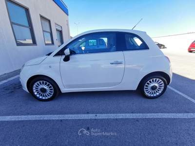 Fiat 500 1.2 Lounge solo km.80000 - 2012 Bianco usata Barletta