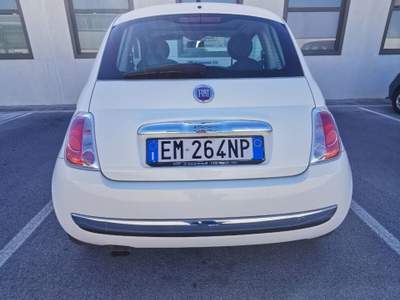 Fiat 500 1.2 Lounge solo km.80000 - 2012 Bianco usata Barletta
