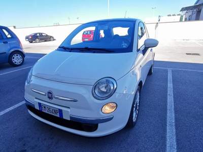 Fiat 500 1.2 Lounge solo km.80000 - 2012 Bianco usata Barletta