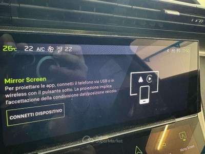 Peugeot 308 GT Hybrid 145 e-DCS6 SPOTICAR Nero usata Bagnaria Arsa