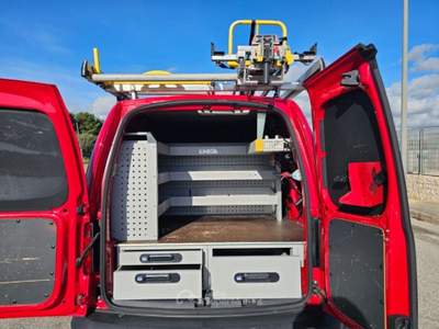 Volkswagen Caddy 2.0 TDI 122 e6 CV 4Motion Van ALLESTITO OFFICINA Rosso usata Maruggio