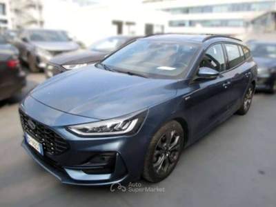 Ford Focus SW 1.0 E/Boost h ST-Line Design 125Cv Auto- GP682S Blu/Azzurro usata Basiliano