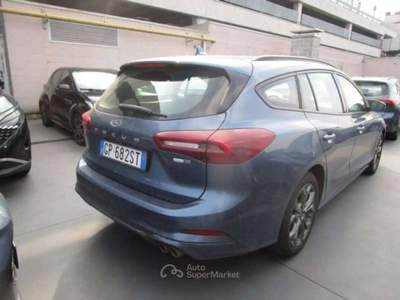 Ford Focus SW 1.0 E/Boost h ST-Line Design 125Cv Auto- GP682S Blu/Azzurro usata Basiliano
