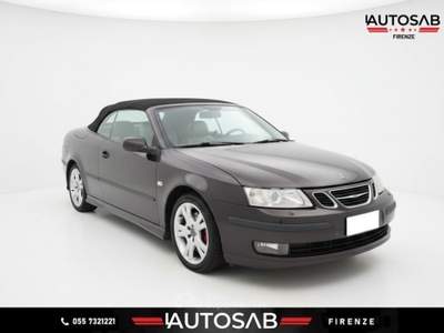 Saab 9-3 Cabriolet 2.0 T Aero 210 Cv Nero usata Firenze