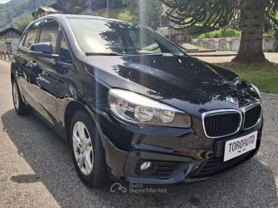 BMW Serie 2 Active Tourer 216d d Active Tourer Luxury UNICO PROPRIETARIO Nero usata Varallo