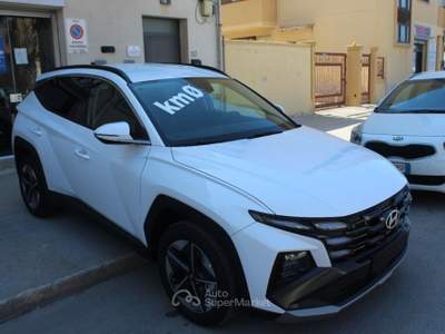 Hyundai Tucson 1.6 CRDI 48V DCT Business -KM0 Bianco usata Trapani