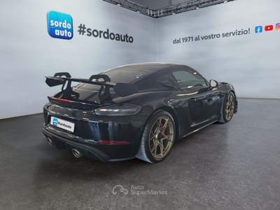 Porsche 718 Cayman 4.0 GT4 RS Weissach Nero usata Castagnaro