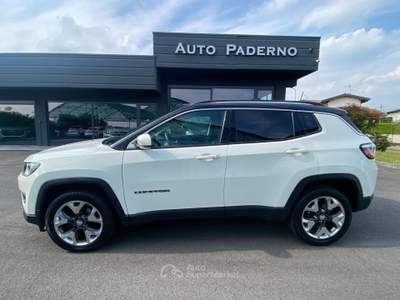 Jeep Compass 2.0 mjt Limited 4wd 140cv my19 Bianco usata Paderno Franciacorta