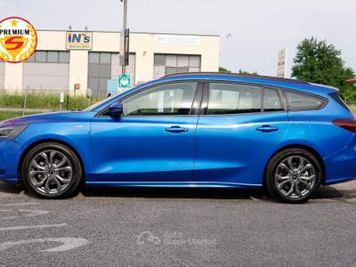 Ford Focus 125cv Mild Hybrid ST-Line KM 48.000 - ACC - NAVI Blu/Azzurro usata Caerano di San Marco