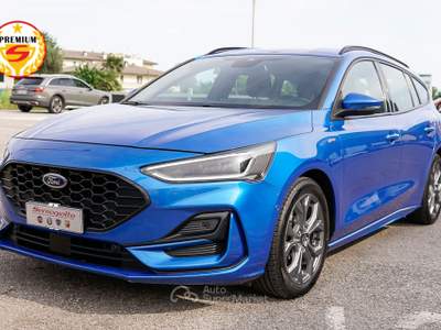 Ford Focus 125cv Mild Hybrid ST-Line KM 48.000 - ACC - NAVI Blu/Azzurro usata Caerano di San Marco