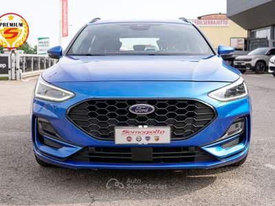 Ford Focus 125cv Mild Hybrid ST-Line KM 48.000 - ACC - NAVI Blu/Azzurro usata Caerano di San Marco