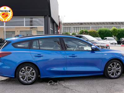 Ford Focus 125cv Mild Hybrid ST-Line KM 48.000 - ACC - NAVI Blu/Azzurro usata Caerano di San Marco