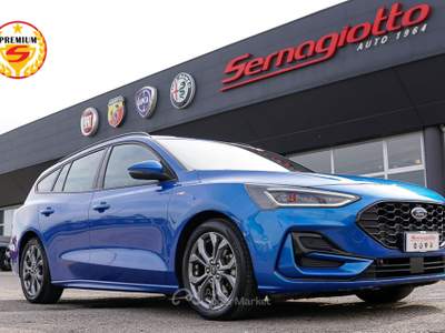 Ford Focus 125cv Mild Hybrid ST-Line KM 48.000 - ACC - NAVI Blu/Azzurro usata Caerano di San Marco