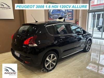 Peugeot 3008 1.6 DIESEL**TETTO**COME NUOVA Nero usata Gravina in Puglia