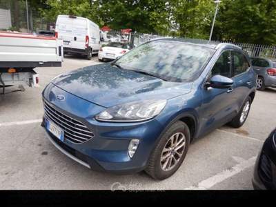 Ford Kuga FORD KUGA 2.0 ECOBLUE HYBRID 150CV 6M. 2WD TITANIU Blu/Azzurro usata Salerno