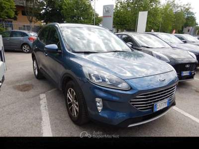 Ford Kuga FORD KUGA 2.0 ECOBLUE HYBRID 150CV 6M. 2WD TITANIU Blu/Azzurro usata Salerno
