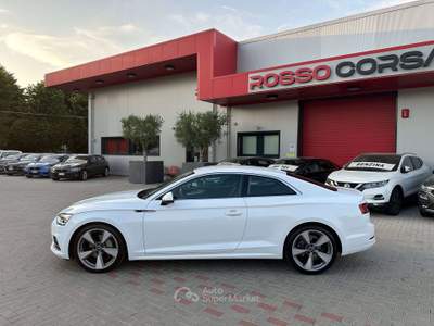 Audi A5 40 2.0 tdi ultra 190cv s-tronic QUATTRO UNIPRO E6 BOOKERVICE Bianco usata San Felice sul Panaro