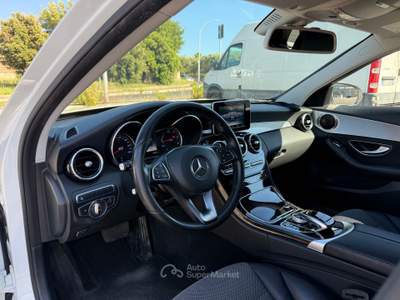 Mercedes-Benz Classe C 2.2 4 MATIC SPORT C.AUTO Bianco usata Roma